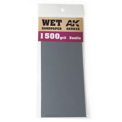 Wet Sandpaper 1500 Grit. 3 units 