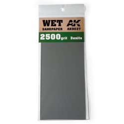 Wet Sandpaper 2500 Grit. 3 units 