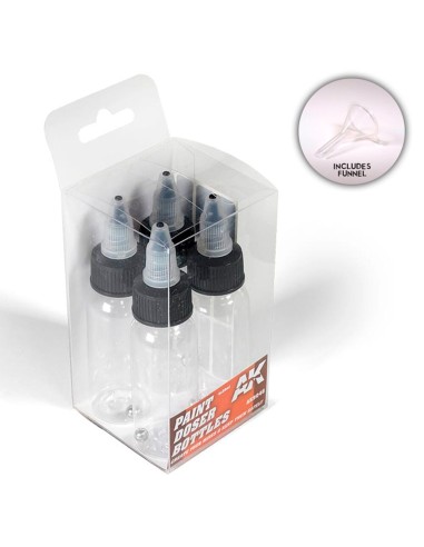 Paint Doser Bottles 4x30 ml 
