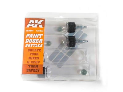 Paint Doser Bottles 4x60 ml 