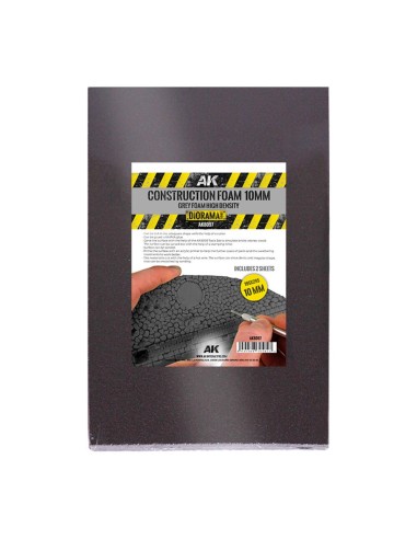 CONSTRUCTION FOAM 10MM - BLUE FOAM 195 x 295 MM (2 SHEETS) 