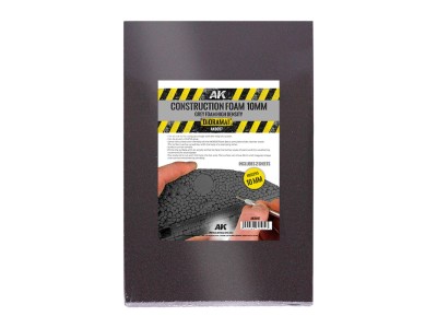 CONSTRUCTION FOAM 10MM - BLUE FOAM 195 x 295 MM (2 SHEETS) 