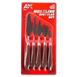 SET DE ESPÁTULAS PARA MODELISMO / MODELISM SPATULAS SET 