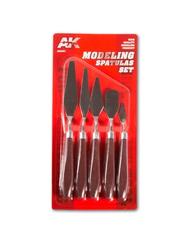 SET DE ESPÁTULAS PARA MODELISMO / MODELISM SPATULAS SET 