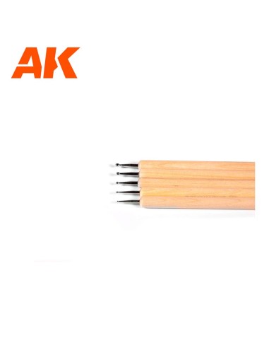 SET DE PUNZONES PARA ESCULPIR / SCULPTING BURNISHER SET 