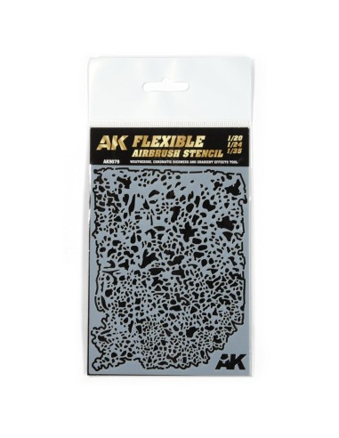 Flexible Airbrush Stencil  1/20 - 1/24 - 1/35 