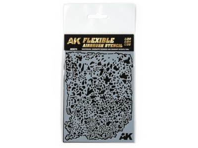 Flexible Airbrush Stencil  1/20 - 1/24 - 1/35 