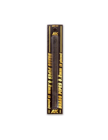 BRASS PIPES 0,2mm, 2 units 
