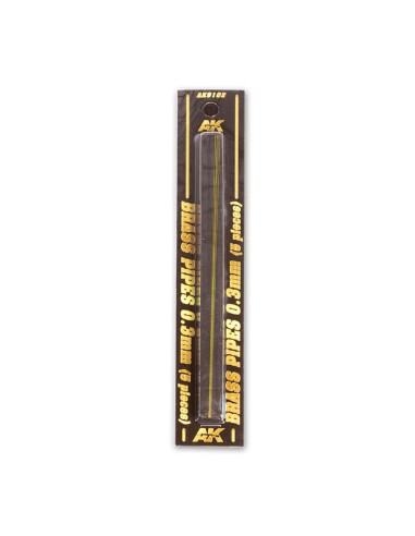 BRASS PIPES 0,3mm, 5 units 
