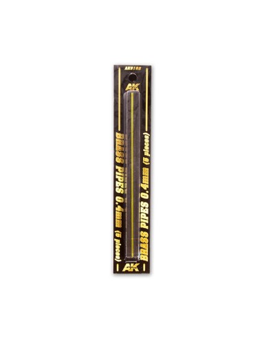 BRASS PIPES 0,4mm, 5 units 
