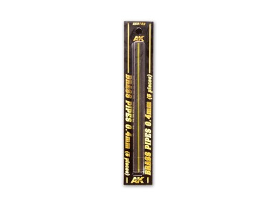 BRASS PIPES 0,4mm, 5 units 