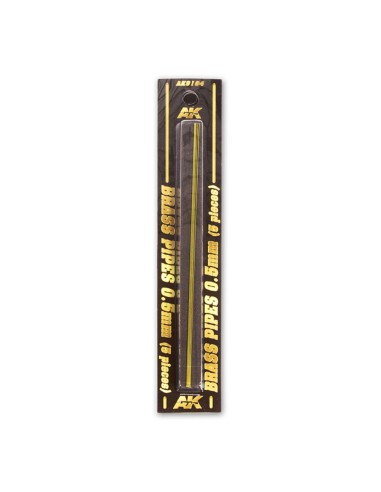 BRASS PIPES 0,5mm, 5 units 