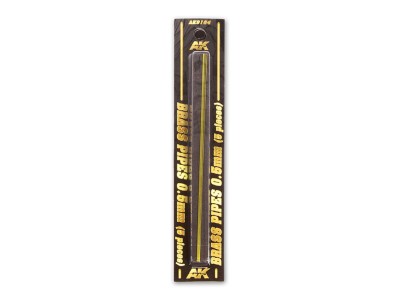 BRASS PIPES 0,5mm, 5 units 