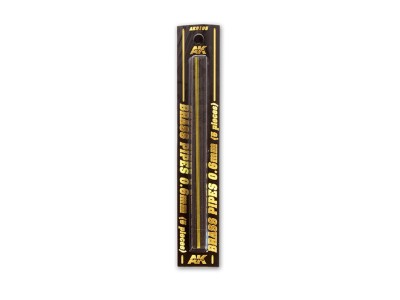 BRASS PIPES 0,6mm, 5 units 