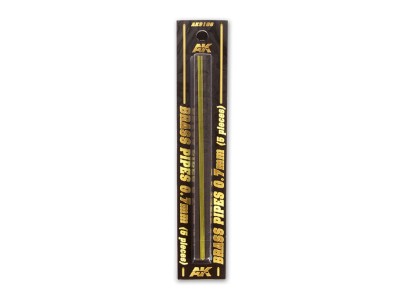 BRASS PIPES 0,7mm, 5 units 