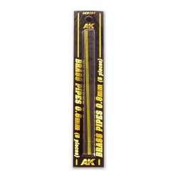 BRASS PIPES 0,8mm, 5 units 