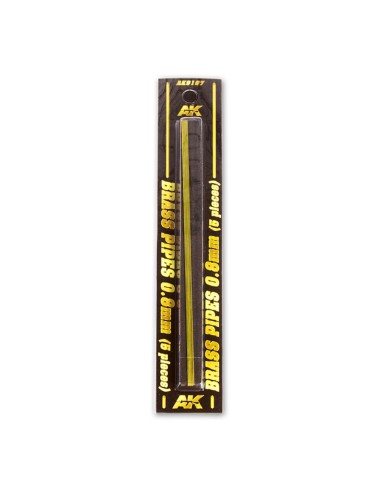 BRASS PIPES 0,8mm, 5 units 