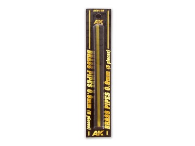 BRASS PIPES 0,9mm, 5 units 