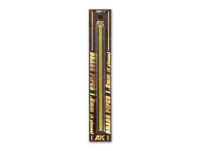 BRASS PIPES 1,2mm, 5 units 