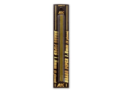 BRASS PIPES 1,5mm, 5 units 