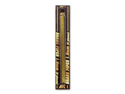 BRASS PIPES 1,8mm, 5 units 