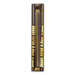 BRASS PIPES 2,0mm, 2 units  2