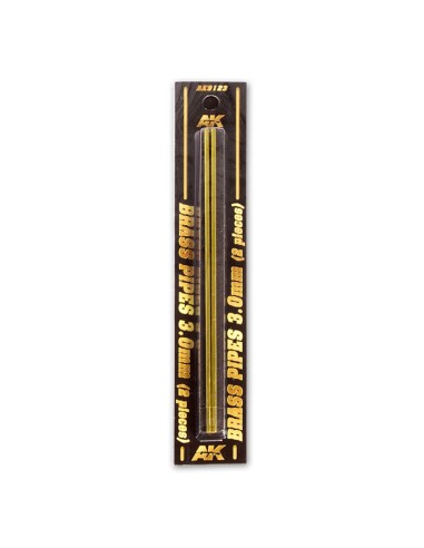 BRASS PIPES 3,0mm, 2 units 