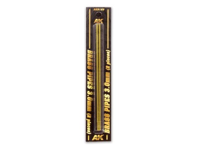 BRASS PIPES 3,0mm, 2 units 