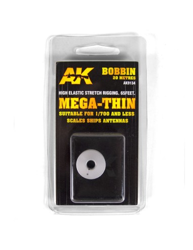 ELASTIC RIGGING BOBBINMEGA-THIN 