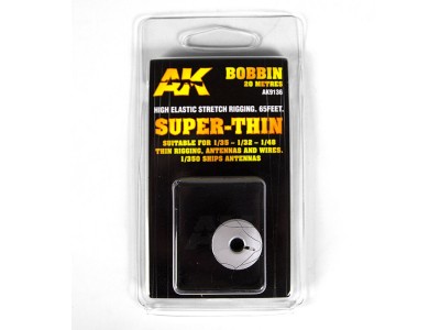 ELASTIC RIGGING BOBBINSUPER-THIN 