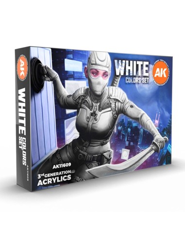 WHITE COLORS SET 