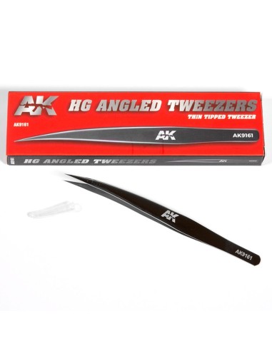 HG ANGLED TWEEZERS 01 (THIN TIPPED) 