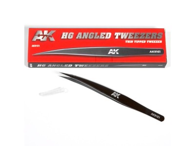 HG ANGLED TWEEZERS 01 (THIN TIPPED) 