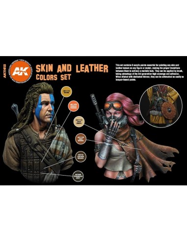 SKIN AND LEATHER COLORS SET 