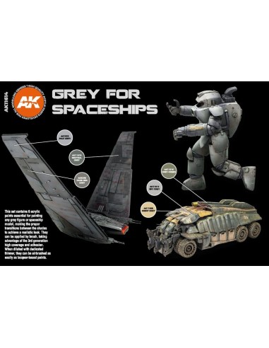 GREY FOR SPACESHIPS SET 