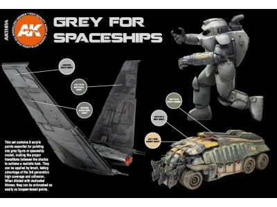 GREY FOR SPACESHIPS SET 