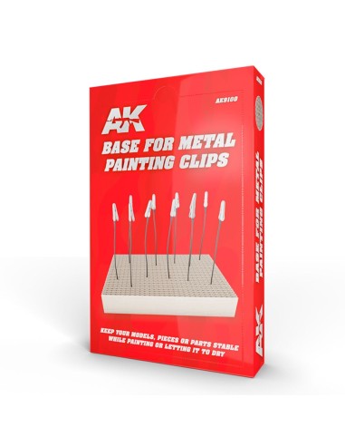BASE FOR METAL PAINTING CLIPS 