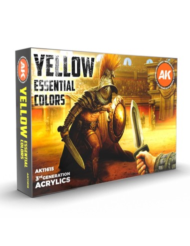 YELLOW ESSENTIAL COLORS 3GEN SET 