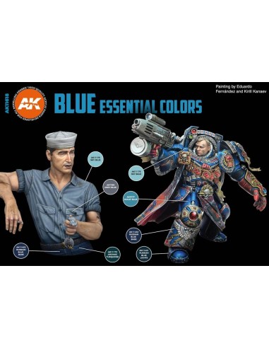 BLUE ESSENTIAL COLORS 3GEN SET 