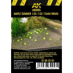 MAPLE SUMMER LEAVES 1/35 