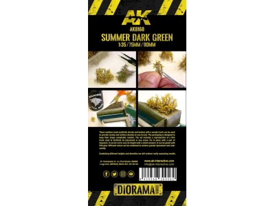 SUMMER DARK GREEN SHRUBBERIES 