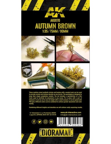 AUTUMN BROWN SHRUBBERIES 