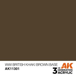 WWI British Khaki Brown Base  2