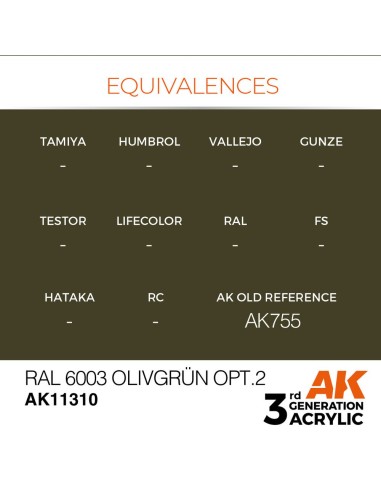 RAL 6003 Olivgrün opt.2 