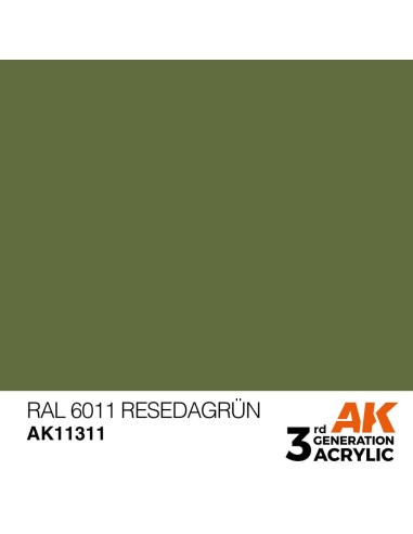 RAL 6011 Resedagrün 