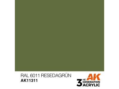 RAL 6011 Resedagrün 