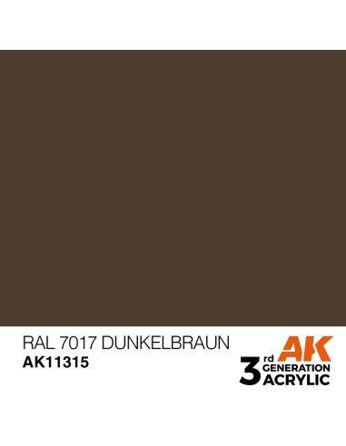 RAL 7017 Dunkelbraun 