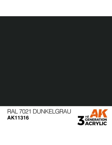 RAL 7021 Dunkelgrau 