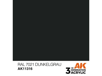 RAL 7021 Dunkelgrau 