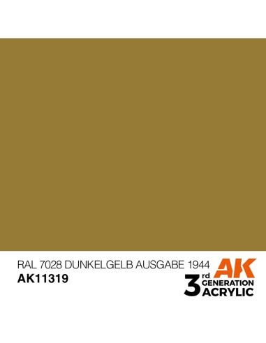 RAL 7028 Dunkelgelb Ausgabe 1944 